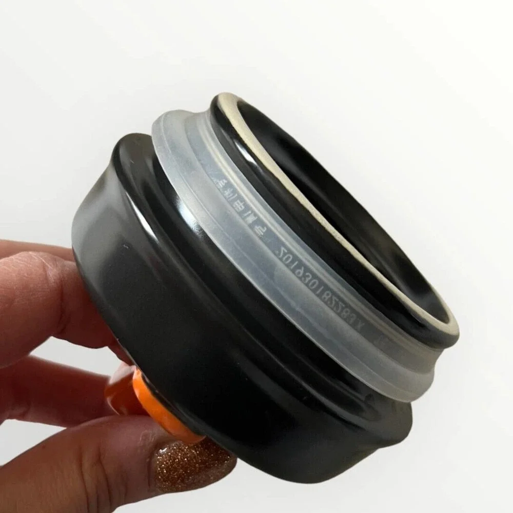 Rae Dunn GOT CANDY? Halloween Black Orange Logo Ceramic Canister With Lid